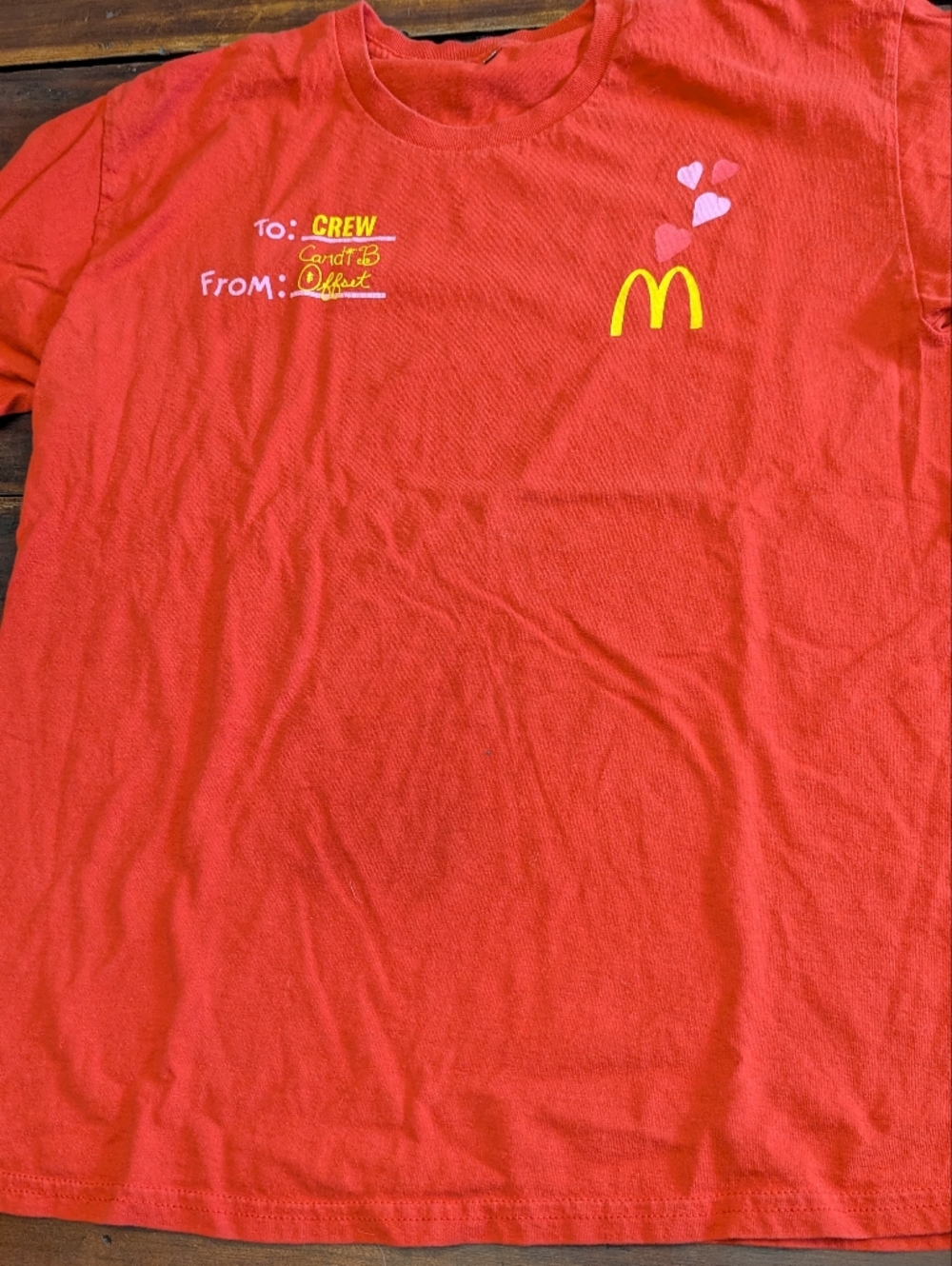 McDonald's Cardi B & Offset Valentines Day Meal T